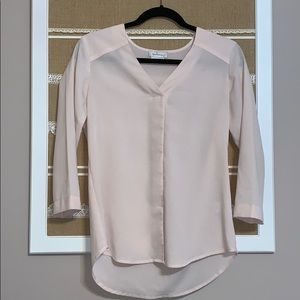 Blush pink blouse